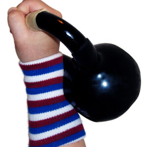 Kettlebell Wrist Pads (Red, White and Blue)