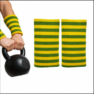 Kettlebell Wrist Pads (Green and Yellow)